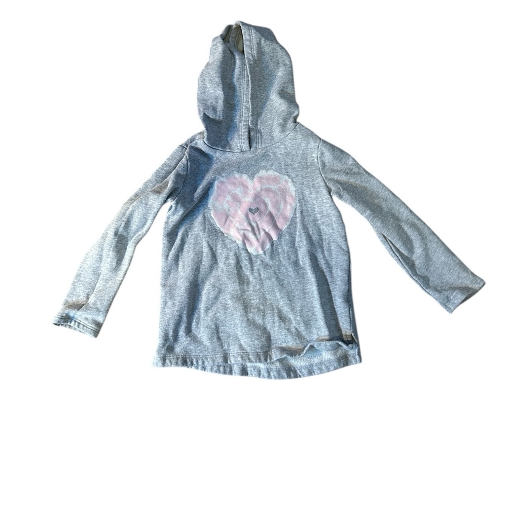 Carters Gray Hoodie with Heart